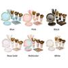 Disposable Tableware Set for 25 Guests Disposable Paper Birthday Dinnerware Plates Forks Knives