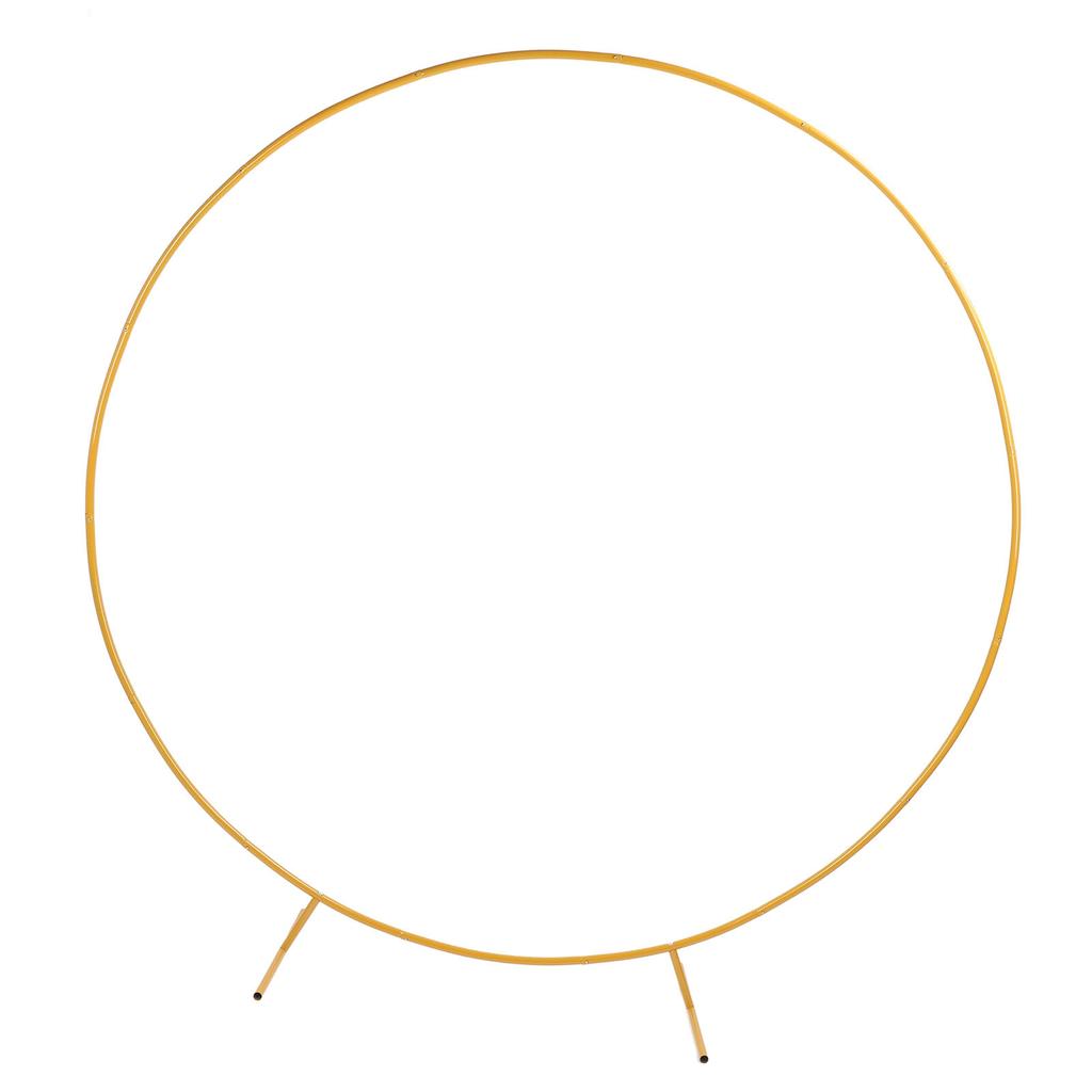 Круглая подставка для фона 7,2 фута, устойчивая металлическая подставка для арки с воздушными шарами, рама для свадьбы, дня рождения, вечеринки в саду