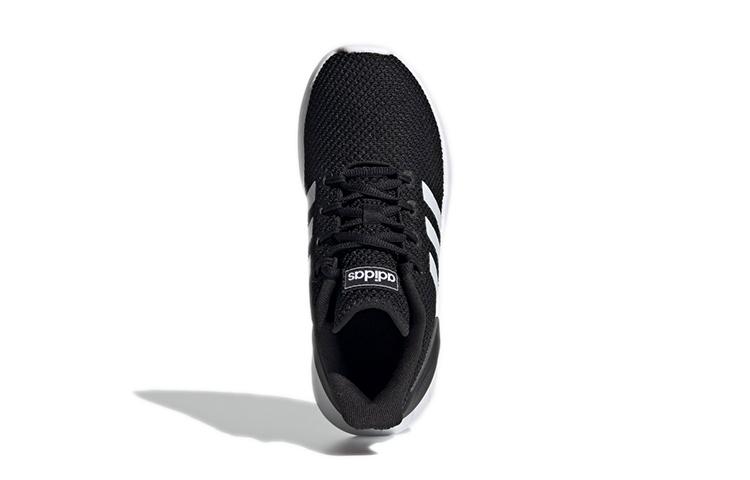 adidas Neo Questar Flow Nxt K Черно-белые Низкие Детские Беговые Кроссовки Детские FZ2957