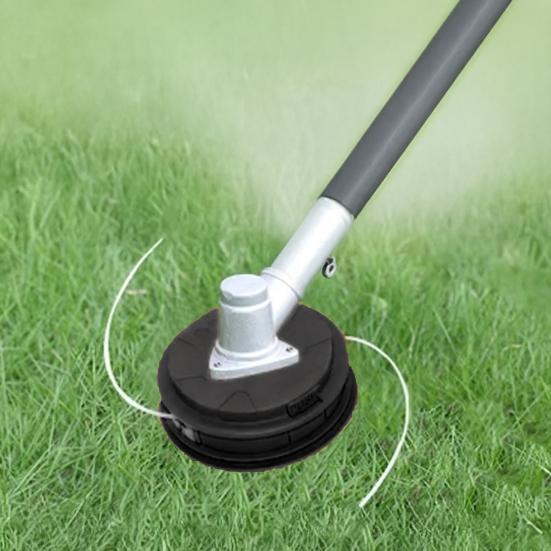 Двойная триммерная головка Алюминиевый сплав Головка для триммера Универсальная сменная триммерная головка для большинства бензиновых триммеров