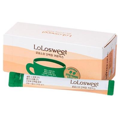 LoroSweet Протеиновый кофе с нулевым содержанием сахара со стевией | 20 стиков | Без добавления сахара