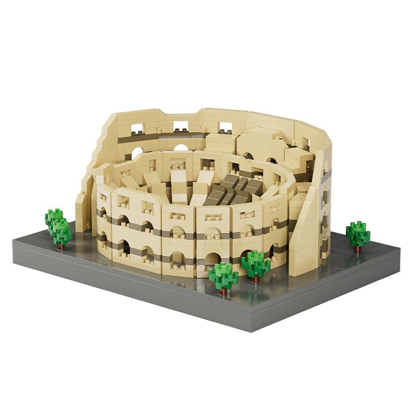 Mini Blocks World Architecture Adult Assembling Building Bricks Toys For Children Present Educational Gifts Big Ben Colosseum