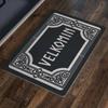Old Norse Welcome Doormat Norse Pagan Rustic Viking Pagan Home Decor Asatru Wikinger Vikings Mat Welcome To Valhalla Black Mat