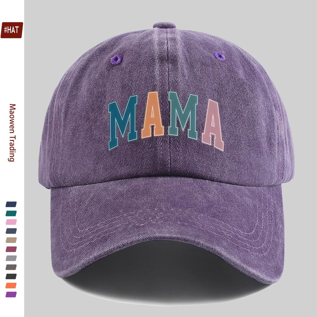 pc MAMA Letter Print Baseball Cap with MotherS Day Element Design Sun Hat Casual Decorative Hat MultiColor Optional Home L