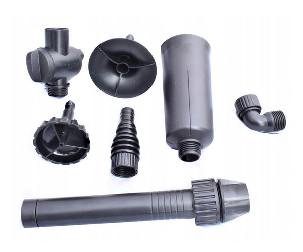 Pond pump with 5-layer filter and UV lamp