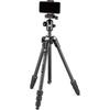 Manfrotto Element MII Carbon Fiber 4-Section MBT Kit with Remote Control, Carrying Bag, Smartphone Adapter, UNI/PdR 105:2021 Load Capacity 8 kg, Ball 