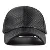 High Quality Classic Fake Crocodile PU Baseball Cap Solid Leather Fashion Snapback Hat Skull Cap For Unisex Women Hip-hop Hat Gorra