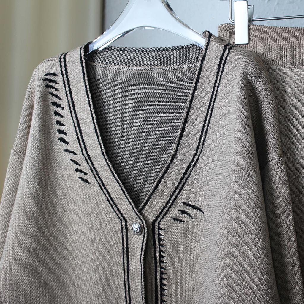 Женский осенне-зимний комплект из двух предметов, трикотажные брюки с принтом, женская уличная одежда, кардиган с длинными рукавами и v-образным вырезом + широкие брюки