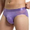 Men's Sexy Modal Briefs with Breathable Double-Layer U-Pouch - Heart-Shaped Thin Style