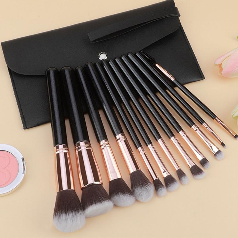 12 Pieces Creative Makeup Brush Set Portable Cosmetic Brushes For Cosmetology Students Travel Face And Eye Brushes