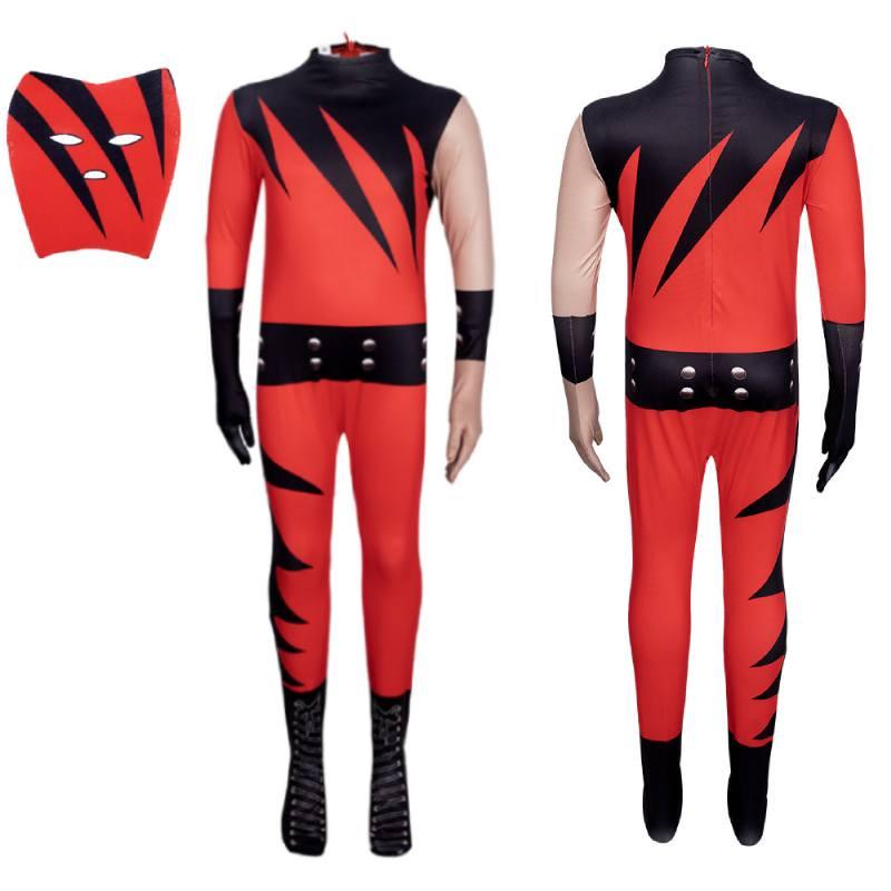 Костюм для косплея Mangguo Kids, борцовское боди с маской Кейна, новый продукт на Хэллоуин