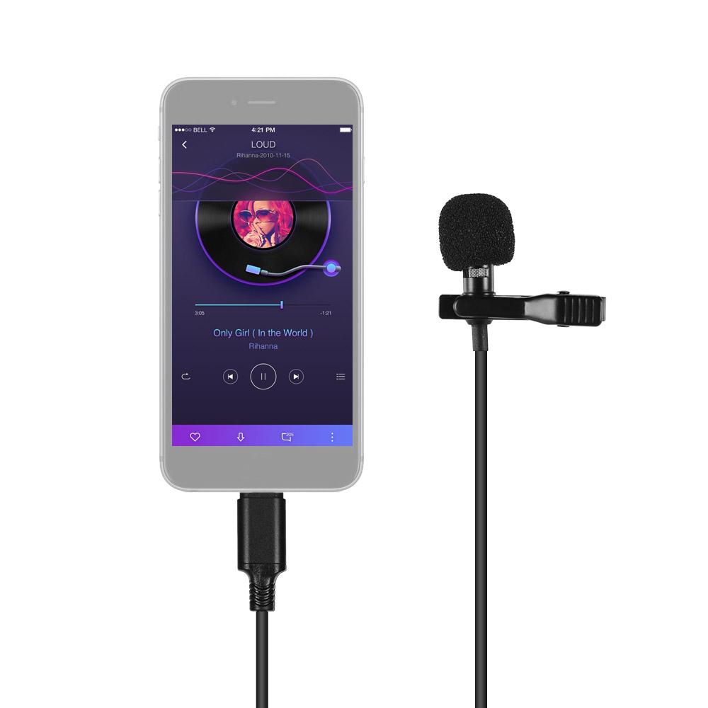 Новый проводной конденсаторный мини петличный микрофон с зажимом и громкой связью