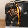 Starfish Bag Pendant Cute Leopard Bear Rainbow Leather Decorative Keychain Fashion Braided Rope Bag Gift All-purpose Accessory