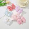 Children's Big Bow Hair Clip Fresh Summer Breeze Imitation Pearl Side Hair Clip Princess Bangs Clip Accessories