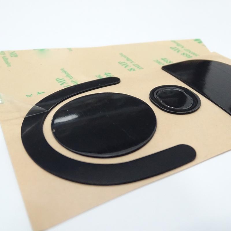 1 комплект сменных коньков для мыши с изогнутыми краями, наклейки на ножки для мыши для GProX Superlight 2, глайды для мыши