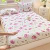 100%Cotton Bed Sheets Flower Printed Fitted Sheets for Bed Sábanas Para camaQueen/King Bed Sheet Cotton(without Pillowcase)