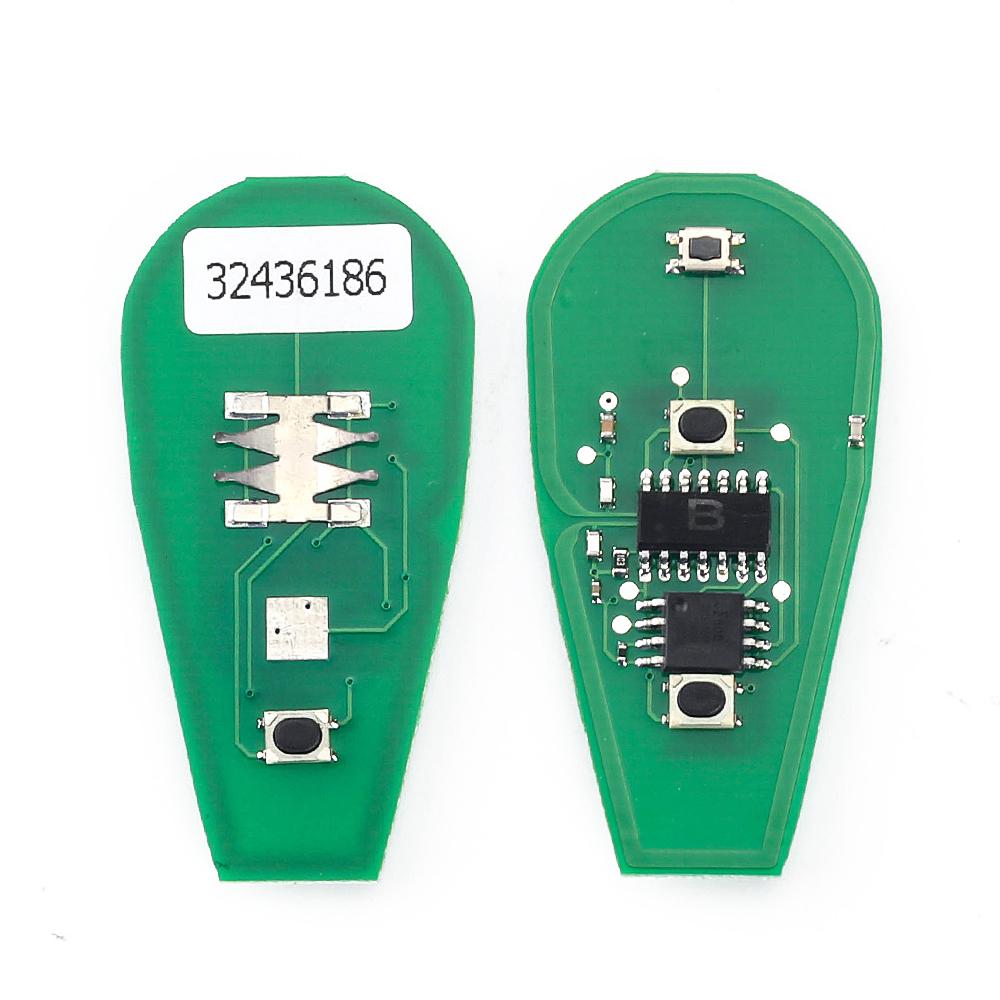 KEYYOU Remote Alarm Control Key Fob For Subaru Forester 2006 2007 B9 Tribeca Legacy Outback NHVWB1U711 3 Buttons 433Mhz FSK