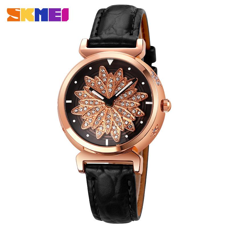 Moments are beautiful, times come and go, round women's watches, trendy diamonds, personalized creativity, Internet celebrities, waterproof watches
