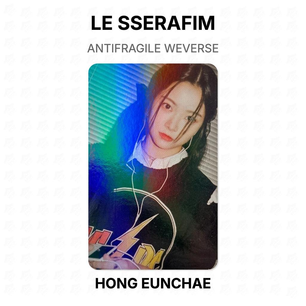 LE SSERAFIM ANTIFRAGILE WEVERSE Официальная фотокарточка