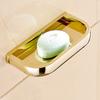 Soap Dishes Solid Brass Wall Mounted Soap Dish Holder For Bathroom Storage Bathroom Accessories Black Soap Box F81359