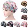Soft Elastic Sleep Caps Beanies Winter Warm Head Wrap Women Turban Hat Chemo Hat Muslim Hijabs