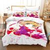 Комплект постельного белья Cardcaptor Sakura Single Twin Full Queen King Size, комплект постельного белья Aldult Kid Bedroom Duvetcover Sets 3D Print Anime