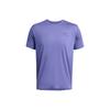 Dopamine Letter Logo Print Casual Crew Neck Short Sleeve T-Shirt Men T-Shirts Purple 1383973-561