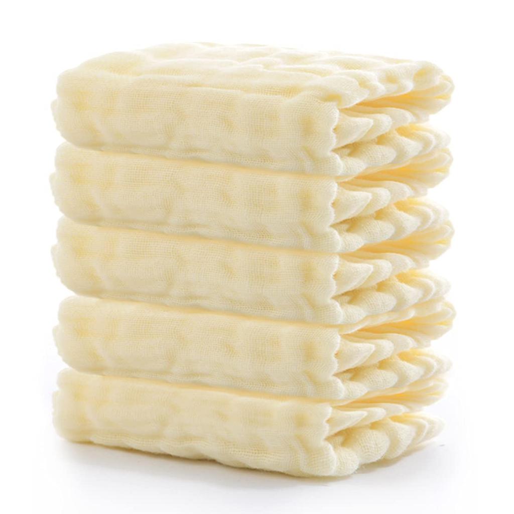 NiKiBysh Марлевые Детские Новорожденные Детские Для Купания Рот Кормление Ребенок Подходит для Чувствительных Набор Желтых Носовых платков, Полотенца, Полотенца, Салфетки, Салфетки, Слюнявчики,