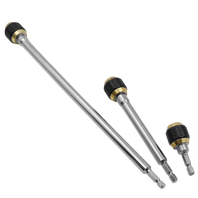 Large Head Pop-up Quick Release Self-locking Hexagonal Handle Extension Rod Electric Drill Driver Conversion Screwdriver Tool