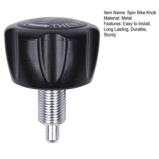 Ручка спин-байка Нескользящая Удобный захват Металлическая ручка-слива Спиннинговый велосипед Тяга