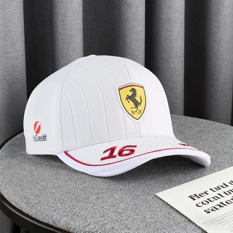 Adjustable Car Logo Baseball Cap Outdoor Racing Sports Hat Men Women Baseball Cap For Ferrari 488 Roma F8 SF9018121360 F4301575M
