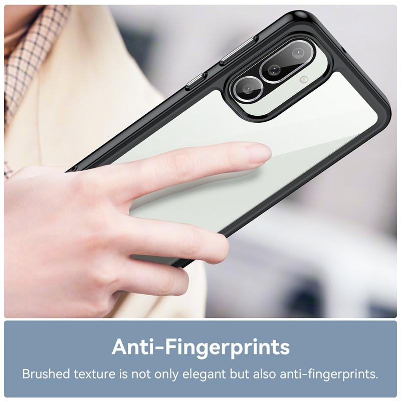 For Samsung Galaxy M56 5G Case Samsung Galaxy M56 Cover Clear PC + Silicone Shockproof Protective Phone Cover Samsung Galaxy M56