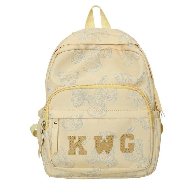 Schoolbag Mori ins high value cute bear campus style durable junior high school student schoolbag niche travel backpack