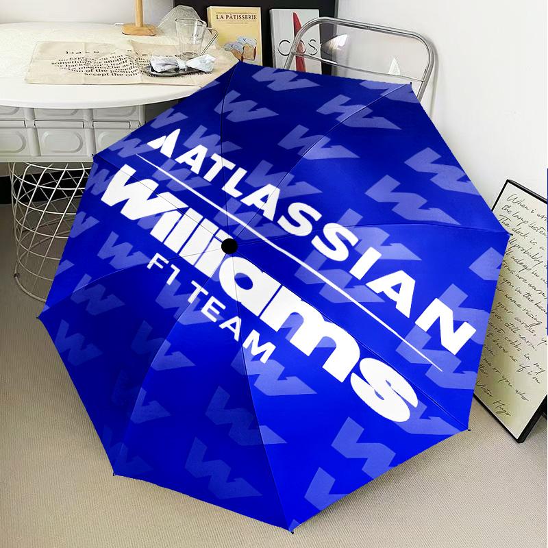 1PC Wil-liams Umbrella Folding Umbrella, Automatic Umbrella 8-Frame for Travel, Casual Lightweight Birthday Christmas gift