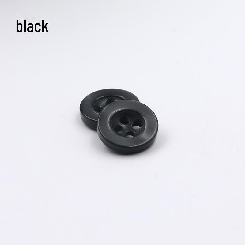 Перламутровые однотонные пуговицы с четырьмя отверстиями для манжет и воротников рубашек