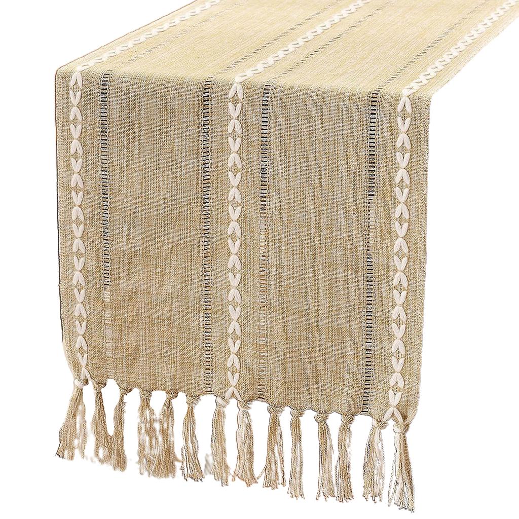 Дорожка на стол с кисточками, удобное уникальное украшение стола, подарок на новоселье