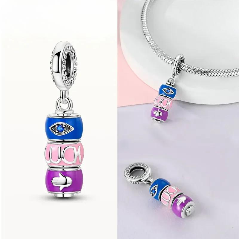 Copper Our Lady Charm Bead The Virgin Mary Dangle Fit Original Bracelet Pendants Jewelry Marking Fine Gift For Women