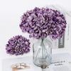 10 Pieces Artificial Hydrangea Flower Silk Flower Simulation Hydrangea Wedding Decor for Dining Table Kitchen Floral Decor