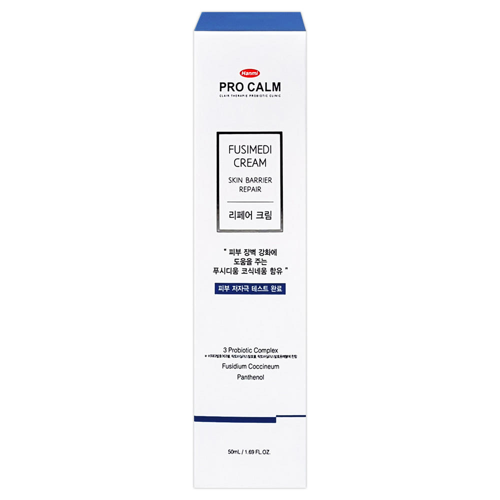 Hanmi Pro-Calm Fushimedi Skin Barrier Repair Cream 50ml Intensive Soothing Moisturizer Made in Korea