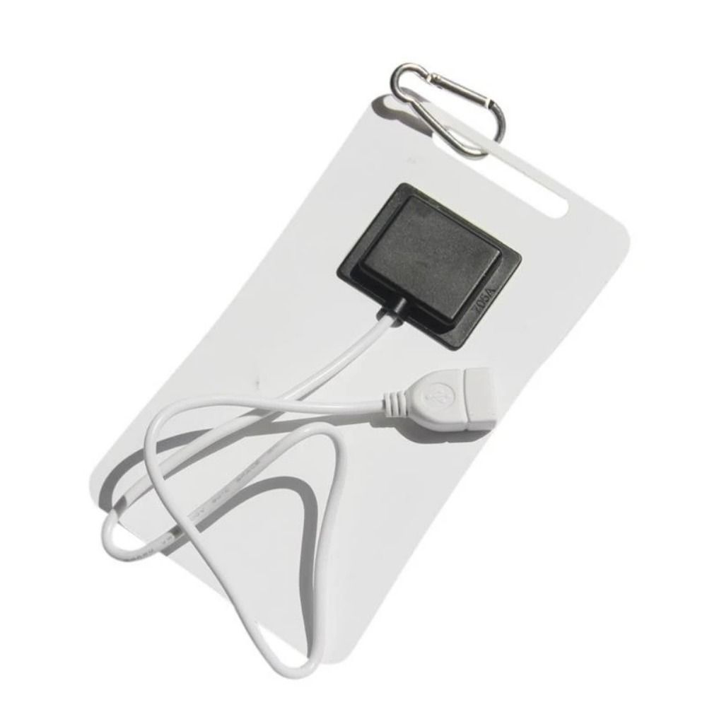 5В 2Вт USB Солнечная Панель Зарядное Устройство с USB Выходом Высокоэффективная Солнечная Панель Зарядчик Многоцелевое Водонепроницаемое Наружное Солнечное Зарядное Устройство