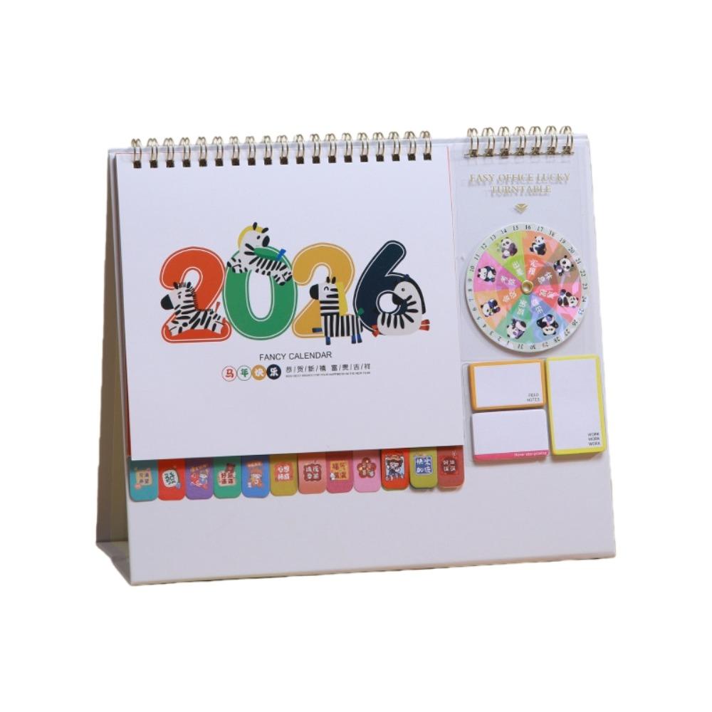 Month Date Display 2026 Desk Calendar Chinese New Year Style Monthly Planner Daily Planning