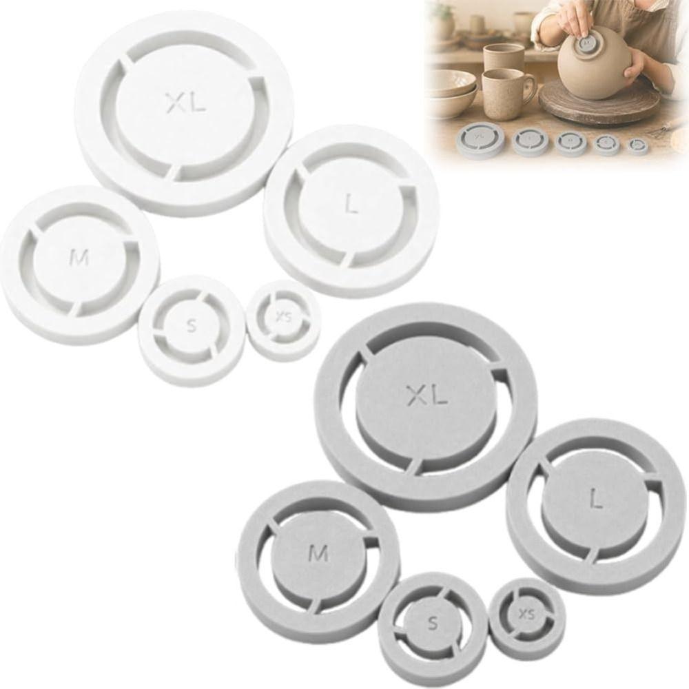Lightweight Pottery Foot Ring Template PLA Pottery Foot Molder Pottery Making
