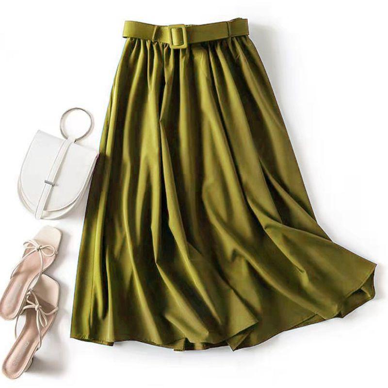 Весенние женские длинные плиссированные юбки макси-тюлевая юбка ШИКАРНАЯ стильная юбка-миди с высокой талией эластичная повседневная вечерняя юбка