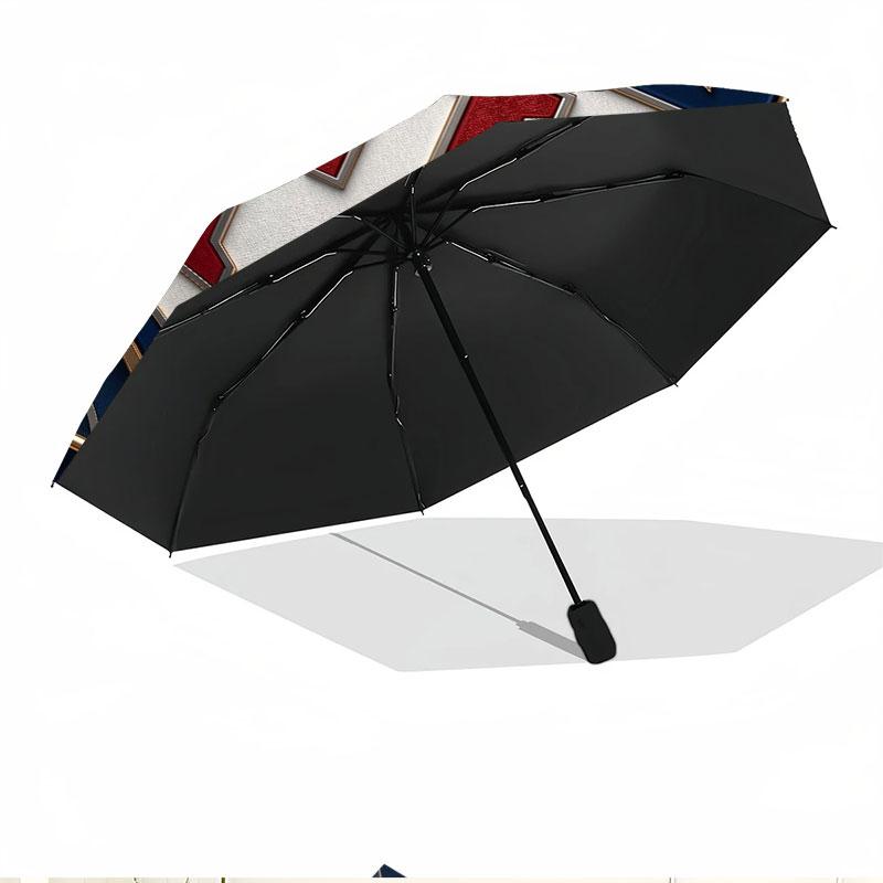 NFL Print Automatic Open Close Umbrella, Portable Foldable Umbrella, for Outdoor Commute Camping Trip, Ideal Birthday Gift