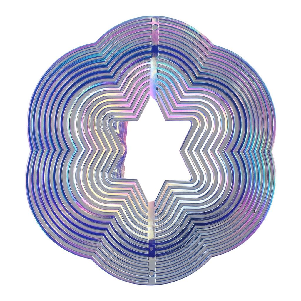 3D Колокольчик ветра Красочное украшение для сада Подвесной кулон