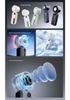 Rechargeable Handheld Neck-Hanging Mini Fan with Semiconductor Cooling and Long Battery Life
