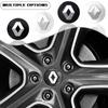 56/60mm 4pcs 3D Car Accessories Car Wheel Center Hub Cap Auto Emblem Wheel Hub Caps For Renault Talisman Clio 4 Megane 2 Fluence