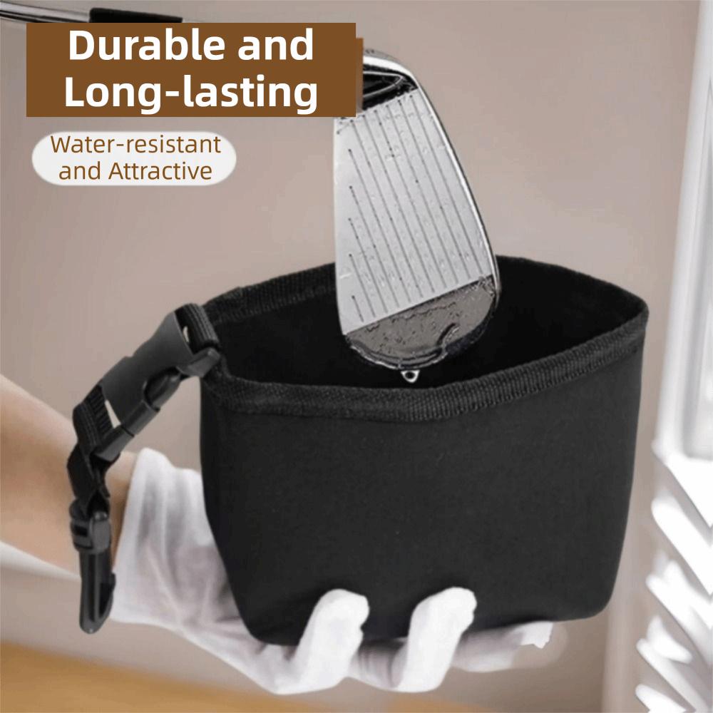 Portable Golf Cleaning Bag Washable Golf Ball Wash Bag Golf Club Bag Accessories