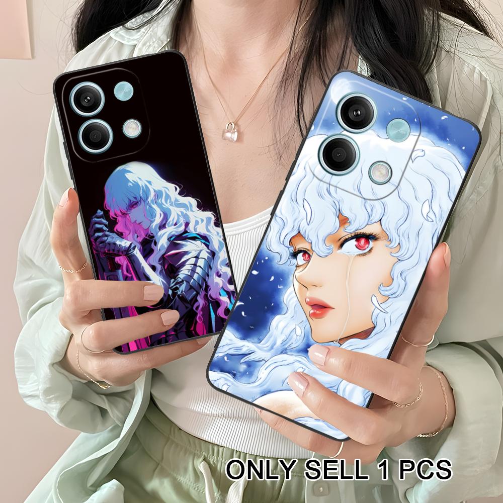 Чехол для телефона с аниме Гриффитом для Xiaomi Redmi Note 14 13 12 11 S Pro Plus 4G 5G, мягкий ТПУ, противоударный чехол