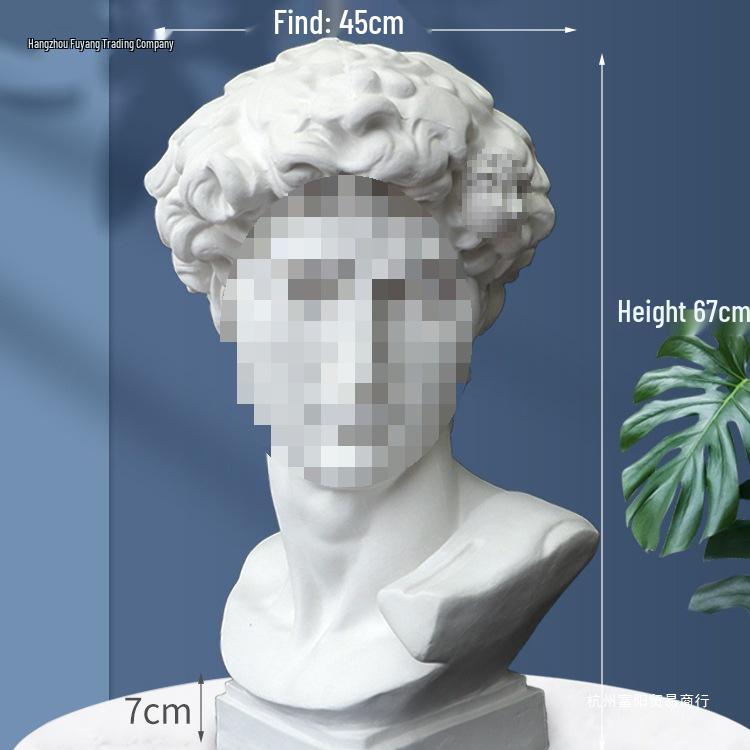 Набор геометрических скульптур из гипса для искусства и фотографии